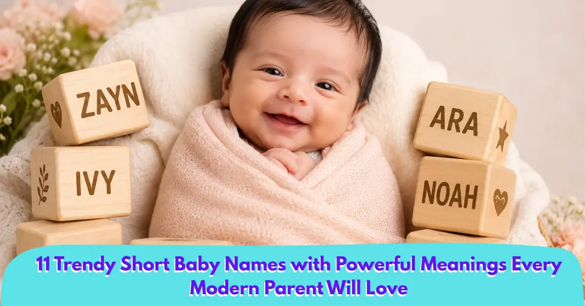 11 Trendy Short Baby Names with Powerful Meanings Every Modern Parent Will Love