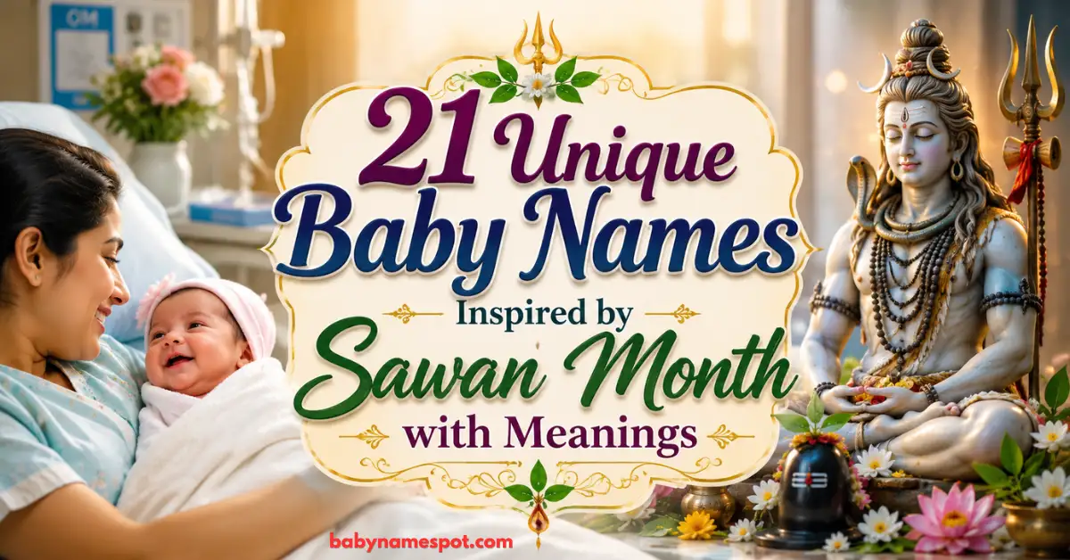 21 Unique Baby Names Inspired by Sawan Month with Meanings